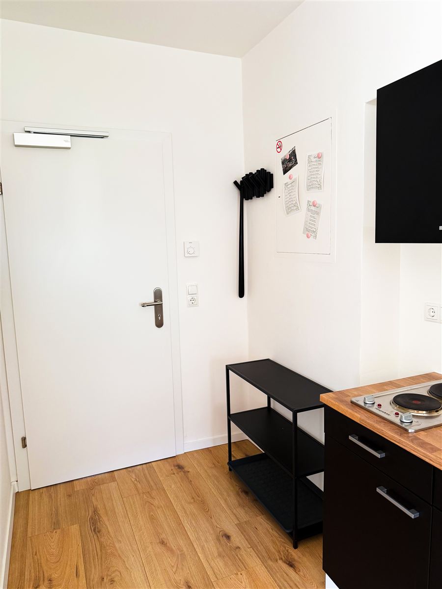 Eingangsbereich mit Küchenzeile Apartment Drei